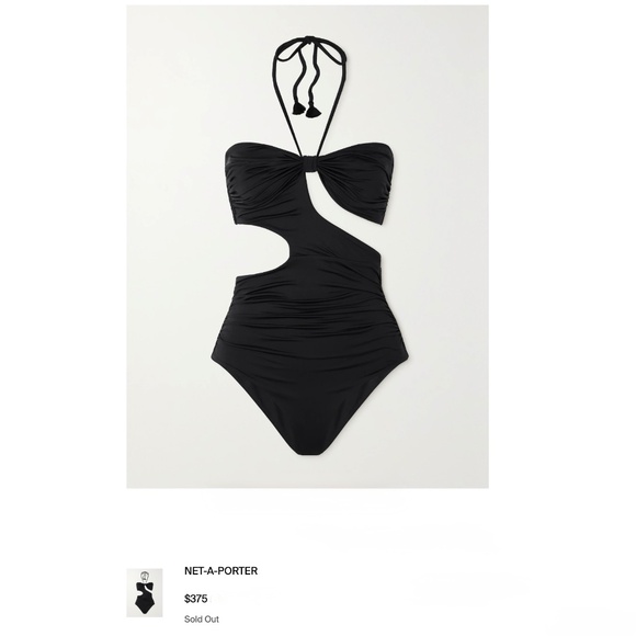 Johanna Ortiz Black Baboon Call Cutout Halterneck Swimsuit - Picture 15 of 16